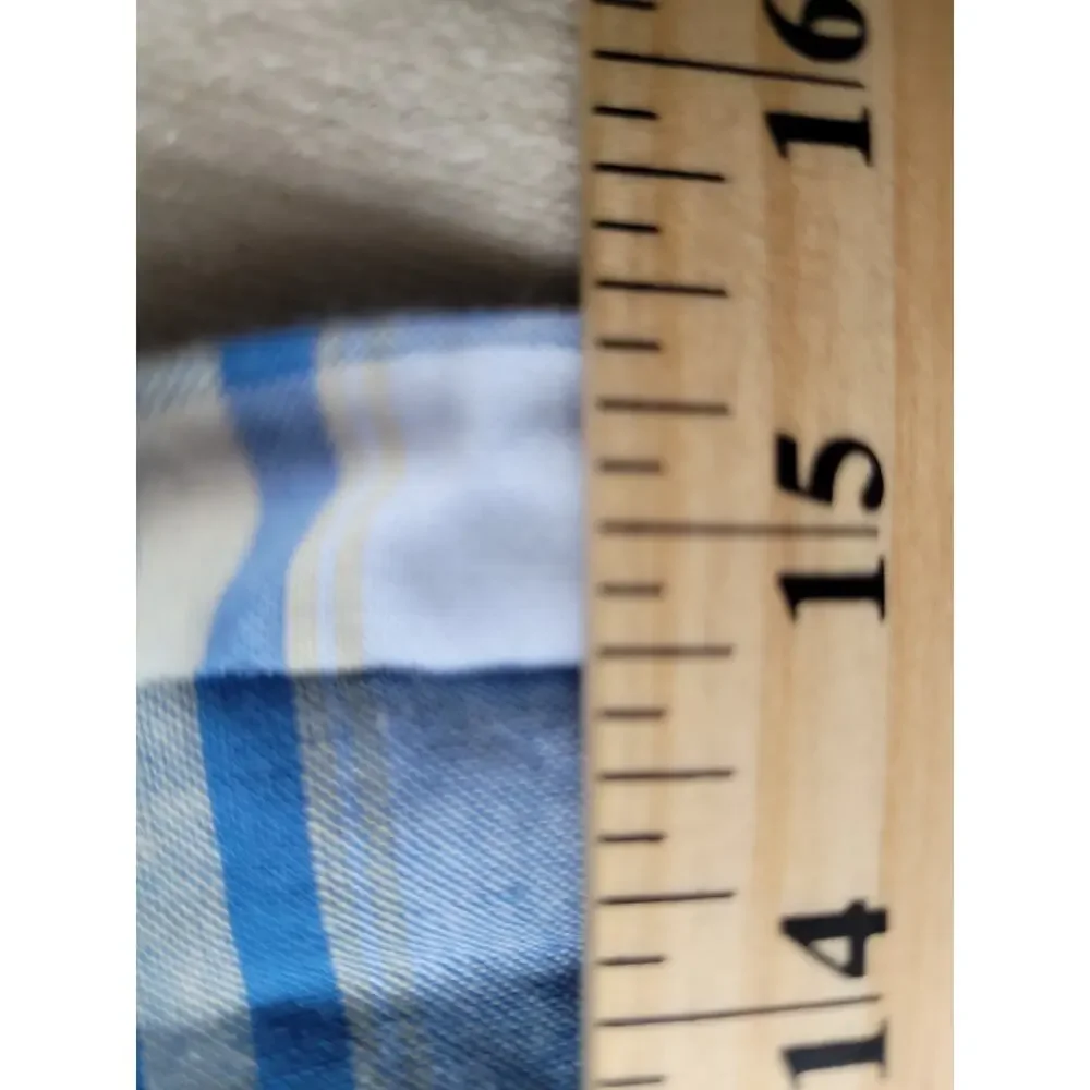 Laura Ashley Lifestyles Ellery Blue Plaid Valence 72 long by 15 wide